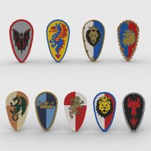 *Schild bedruckt* D917 20-teilig DIY-Blockziegel Teilenummer. 2586 kompatibel mit Baugruppenpartikeln