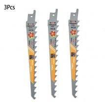 3 szt. 150mm brzeszczoty do pił szablastych 3 TPI HCS piła szablasta Multi piła ręczna do drewna metalu narzędzia do cięcia rur pcv