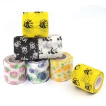Self Adhesive Bandage 4.5m Sports Wrap Tape - Elastic Cohesive Tape for Muscle, Knee, Ankle, Wrist Support & Pet First Aid