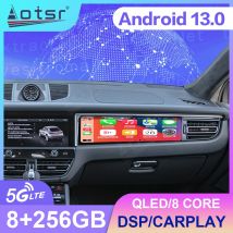 12,3 Zoll Android 13 Autoradio für Porsche Macan Co-Pilot Bildschirm 2018 2019 2020 2021 2022 2023 Multimedia Video Carplay