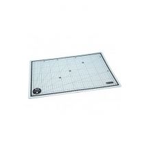 Base de Corte Alfa Plegable 45x30 cm con Cuadrícula en cm y mm, Material Autorreparable para Manualidades y Artesanía