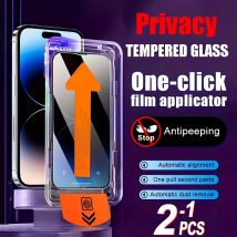 1-2PCS Einfache Installation Privatsphäre Screen Protector Für Xiaomi Mi 14 13 13T Pro 12T 11x 11i 11T 10T 11 Lite 5G NE Anti-Spy Glas