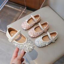 Mädchen Schuhe Kinder Prinzessin Schuhe Frühling Herbst Neue Kristall Medium Kinder Leder Wohnungen Loafer