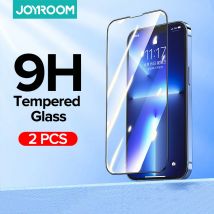 Joyroom 2 uds 9H vidrio templado para iPhone 13 Pro Max 12 11 X XR XS 7 8 8P Max cubierta completa Protector de pantalla Ultra-HD para iPhone 13
