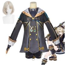 Genshin Impact Freminet Cosplay Kostüm Hut Perücke Komplettset Outfits Anime Spiel Fontaine Freminet Cosplay Halloween Party Kleidung