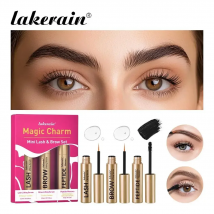 Langlebiges Peptid-Mascara-Enhancer- und Augenbrauen-Wimpernwachstumsserum-Set für dickere, vollere, nährte Augenbrauen, Wimpern, Augen-Make-up