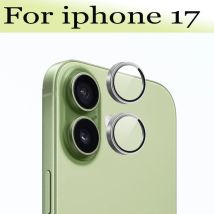 Matel Ring Kameraschutz für Apple iPhone 17, Glas-Kameraobjektivschutz, 3D-Design, vollständige Abdeckung, 1/2 Stück
