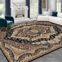 Retro Persian Luxury Carpet for Living Room Home Decoration Lounge Rug Soft Bedroom Carpet Non-slip Bedside Mat Washable 200x300