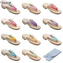 Anime Kamado Nezuko Cosplay Tanjirou Schuhe Kanawo Giyuu Shinobu Kyoujurou Geta Clogs Sandalen Agatsuma Zenitsu Flip Flops
