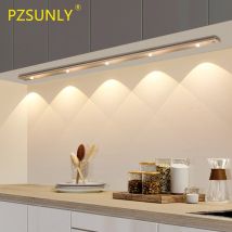 PZSUNLY Schrank Licht USB Aufladbare Motion Sensor Led Licht Für Küche Kleiderschrank Schrank Beleuchtung 20 cm/30 cm/40 cm/60 CM/80 CM