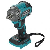 Heimerdinger 18V 550NM 1/2 brushless cordless impact wrench compatible with makita battery for car, truck repair, No battery