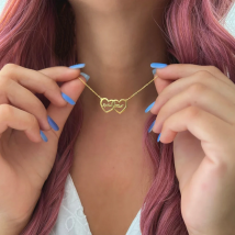 Herz personal isierte Name Halskette für Frauen Geschenke Frauen Halskette Halsketten Modeschmuck
