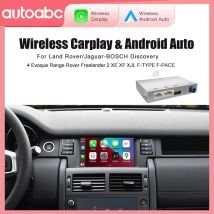 AUTOABC-Wireless Carplay Android Auto Adatto Per Land Rover Jaguar Bosch Discovery4 Evoque Freelander2 XE XF XJL Android Auto Car