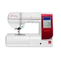 Máquina de Coser Electrónica Profesional Elna Ex 680 PLUS con 170 Puntadas y Mesa de Extensión