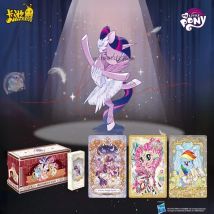 KAYOU Oryginalne Karty My Little Pony Przyjaźni na Zawsze Karty Star Pack Wspaniałe Pozłacane Karty Księżniczek Kolekcjonerskie Karty Zabawki Prezenty