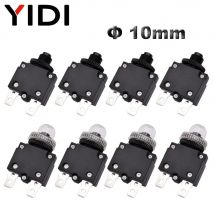 5 pz MR1 Interruttore automatico 3A 4A 5A 6A 8A 10A 15A 20A Protezione da sovraccarico di corrente termica Interruttore a pulsante con cappuccio impermeabile