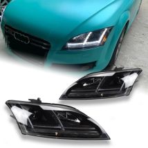 AKD Car Styling Head Lamp for Audi TT Headlights 2006-2012 TT Headlight LED DRL Signal Lamp Hid Bi Xenon Automotive Accessories