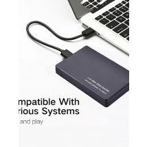 HDD Case 2.5 SATA To USB 3.1 3.0 2.0 Adapter Hard Drive Enclosure For SSD Disk HDD Box Type C 3.1 Case HD External HDD Enclosure