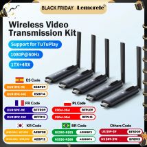 Lemorele Trasmettitore e ricevitore HDMI wireless da 200 m APP Monitor Ricetrasmettitore video Plug and Play a bassa latenza per PC TV Proiettore