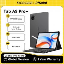 Versione globale DOOGEE Tab A9 Pro + Tablet 30GB 128GB 11 "Display HD 8580mAh Batteria Unisoc T7200 Doppi altoparlanti 13MP Android 15