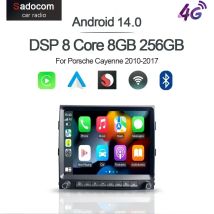 Carplay DSP Car DVD Player Android 14.0 8Core 8GB+256G Radio GPS Wifi multimedia For PORSCHE Cayenne 955 957 958 2011-2017 2 din