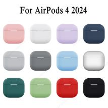 2024 Nuova custodia per Apple Airpods 4 Cover Custodie protettive in silicone per Airpods 4 4th Gen Fundas Accessori per cuffie wireless