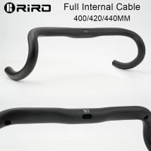 RIRO Internal Cable Road Bike Handlebar 400/420/440MM All Internal Wiring Gravel Bike Handlebar Ultralight Drop Bar