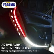 120 CENTIMETRI Porta Auto Apertura Spia Anti-posteriore-end Collisione di Sicurezza Porta Auto Luce 12V LED Decorazione Luce Accessori Auto