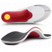 Orthesen-Einlegesohlen Männer Hohe Fußgewölbestütze Plattfuß Orthopädische Einlegesohlen für Füße Erleichterung des Drucks Plantarfasziitis Schmerzlinderung Schuhsohle