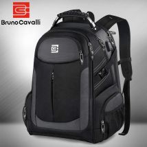 BrunoCavalli Herren-Laptop-Rucksäcke für 17-Zoll-Mode-Frauen-Reisetasche, wasserdichter Schulrucksack, große Kapazität, Herren-Rucksack