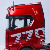 KABOLITE K770S 6x6 Metal RC Tractor Truck 1:14 Remote Control Truck Fifth Wheel 2 Speed Light Sound RC Toys for Adult Model
