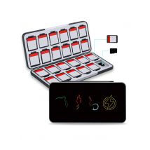 Scatola porta carte da gioco Fairy Tail, 24 slot per giochi e 24 slot per schede Micro SD, adatta per switch Lite/OLED/ns