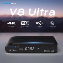 FREESAT V8 Ricevitore ultra satellitare, supporto DVB-S2X/S2/S-T2/T+C +ISDBT+ATS-C Conversione formato PAL/NTSC 4K HD H.265 Supporto Mars