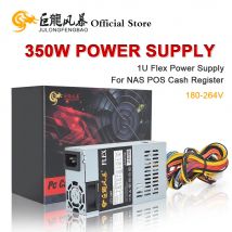 JULONGFENGBAO Nuovo ATX 350W PSU Per NAS POS Registratore di cassa Macchina 180-264V 24Pin Per Mini ITX Case Piccolo 1U Flex PC Alimentazione