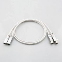 HiFi Audio IC102AG XLR Cable 99.998% Pure Solid Silver PSS Core Wire Silver-Plated Plug Professional Interconnect Audio Cable