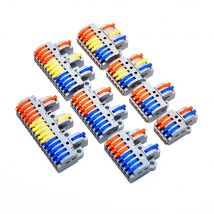 Schnelle Drahtverbinder, einsteckbarer Klemmenblock, Drahtverbindung, Mini, schnell, universeller kompakter Verkabelungsverbinder, Stecker, Kabelverbinder