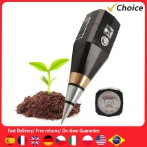 2-in-1-Bodentester, hochpräzises tragbares Bodenfeuchtigkeitsmessgerät für Garten, Gras, Rasen, Gewächshaus, Pflanzenpflege, Bodenfeuchtigkeitsmessgerät