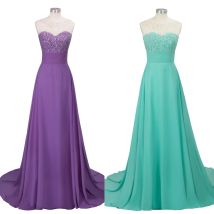 Sparkly Sequin Beaded Chiffon Evening Dresses Swwetheart A Line Pleat Illusion Formal Party Prom Gown For Bride Vestido De Festa