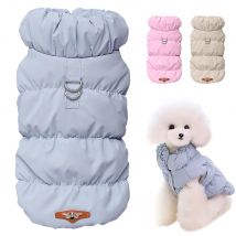 Hund Winterkleid ung warme Baumwolle Hunde Jacke Mantel wind dichte Haustier Kleidung Chihuahua Yorkshire Hunde Kleidung Ropa Perro mit D Ring