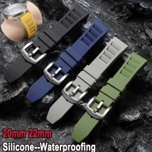 2025 Neues Design 20 mm 22 mm Silikon Wasserdicht Tauchen Schnellverschluss Uhrenarmband Universal Fit Sport Armband Gürtel Zubehör