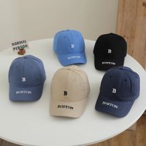 Baseballmützen für Schuljungen, bestickte Buchstaben, für Kinder im Freien, 2026, Sommer-Kindermützen für 2–8 Jahre, Baby-Sportmützen aus Baumwolle