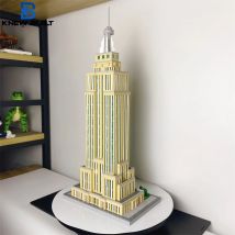 Knew Builit 52cm US State Building Micro Mini Blocks Toys Showcase of Historical Brilliance Nurtures Patience and Nice Decor