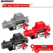 RCZIPROY RC Metall Upgrade Winde Fernbedienung Combo Analog Rallye Spielzeug für 1/10 RC Crawler Axial SCX10 90046 TRX4 Redcat