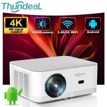 ThundeaL TD92Pro Mini-Projektor Full HD 1080P Projektor 5G WiFi Android 4K Video TD92 Pro Tragbarer Beamer 3D-Film-Heimkino