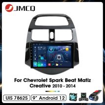 JMCQ 9 "radio samochodowe stereo dla Chevrolet Spark Beat Matiz Creative 2010-2014 Android12 Carplay Multimidia odtwarzacz wideo jednostka główna