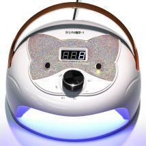 Neue 45-LED-Nagellampe, professioneller Gel-Nagel-UV-Licht-Trockner mit Knopf, 4-Timer-LCD-Display, schnell aushärtende Gel-Nagellampe, Salon-Werkzeug