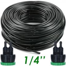 SPRYCLE 5m-50m 1/4inch Garden Watering Hose 4/7mm PVC Micro Drip Irrigation Balcony Pipe Tubing for Sprinkler Lawn Greenhouse