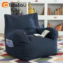 Otautau Baumwolle Leinen Sitzsack bezug ohne Füllstoff Einzel puff Sitzsack Sofa Boden Sitz Sessel bequeme faule Stuhl Couch sf035
