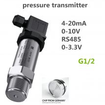 Sensore di pressione G1/2" 4-20mA 0-10V 1bar/10bar/100bar olio acqua gas 100psi/10Kpa/50mbar Trasmettitore di pressione RS485