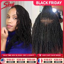 Capelli afro crespi sfusi senza attacco Capelli umani afro ricci peruviani sfusi Elegante vergine Remy Dreadlock 1 pezzo Trecce di colore naturale Capelli